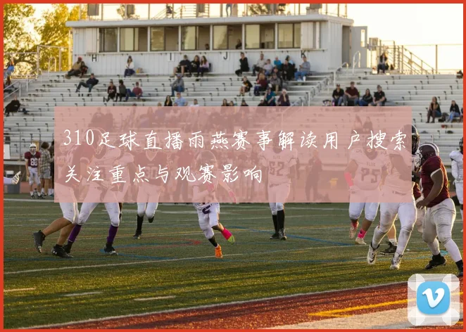 310足球直播雨燕赛事解读用户搜索关注重点与观赛影响